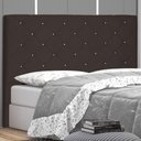 Ver imagem 2 de Cabeceira Estofada Cama Box Casal King Size Tânia 195cm Suede Café - Desk Design