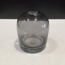 Ver imagem 3 de Vaso Decorativo Cachepô Enfeite Casa Home&Co Vidro 10x8x8cm Cinza