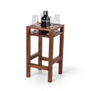 Ver imagem 4 de Mesa de Apoio Porta Copo Bebida Madeira Maciça Premium