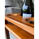 Ver imagem 2 de Mesa de Apoio Porta Copo Bebida Madeira Maciça Premium
