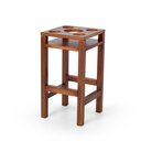 Ver mais imagens de Mesa de Apoio Porta Copo Bebida Madeira Maciça Premium