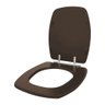 Assento Sanitário Stylus Marrom Café para vaso Celite - 2
