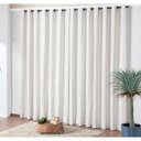 Ver imagem 1 de Cortina Listrada 2,70m x 1,80m Tecido Capri - Ideal para Varão Simples de 2 Metros