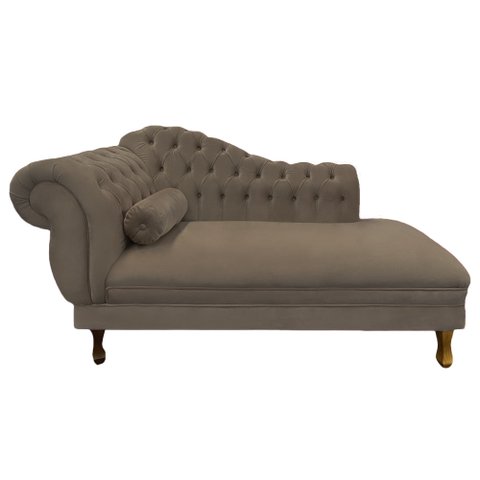 Recamier Barcelona 1,60 Suede Capuccino - Dominic Decor
