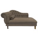 Ver imagem 1 de Recamier Barcelona 1,60 Suede Capuccino - Dominic Decor
