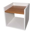Ver imagem 3 de Mesa de Cabeceira Criado Suspenso 100%mdf - Louro Freijo