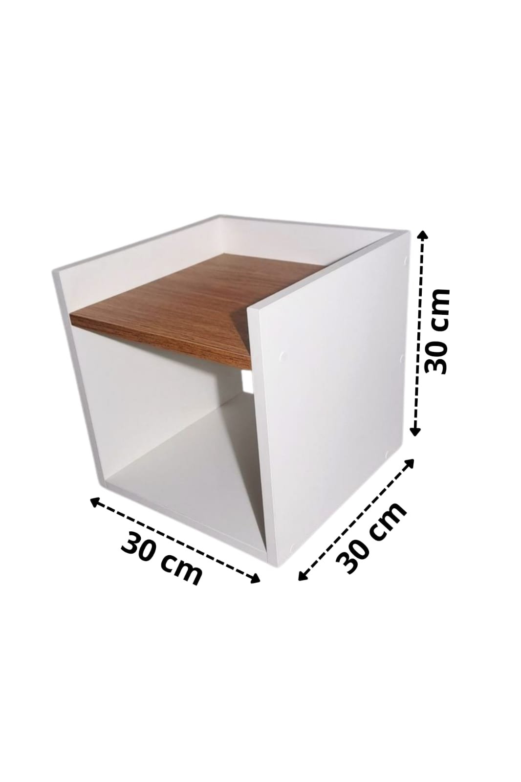 Mesa de Cabeceira Criado Suspenso 100%mdf - Louro Freijo - 2