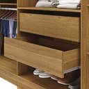 Ver imagem 5 de Guarda Roupa Casal Doral 218cm 6 Portas de Bater 2 Gavetas Nature G98 - Gran Belo