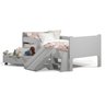 Mini Cama Infantil Montessoriana Sonho Kid's:cinza - 5
