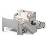 Mini Cama Infantil Montessoriana Sonho Kid's:cinza - 1
