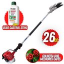 Ver imagem 1 de Derriçador de Café Nakashi Braço Longo de 1500mm e Motor Mitsubishi + Óleo Castrol Stihl