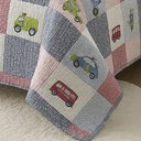 Ver imagem 4 de Kit Cobre Leito Colcha Bouti Solteiro Infantil 2 Peças - Carros - 100% Poliéster