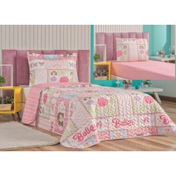Kit Roupa Cama Cobre Leito Solteiro Menino ou Menina + Lençol Infantil 2 Pecas Micro Percal 150 Fios - 1