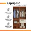 Ver mais imagens de Guarda Roupas Solteiro 5 Portas 2 Gavetas Maya