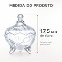 Ver imagem 3 de Potiche Decorativo Vidro Tania 17,5cm