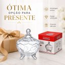 Ver imagem 4 de Potiche Decorativo Vidro Tania 17,5cm