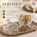 Ver mais imagens de Potiche Decorativo Vidro Tania 17,5cm