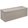 Recamier Calçadeira Cancum Bau 140 Cm Suede Bege - Fm - 1