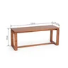 Banco em Madeira Maciça 120cm Craft  - 2