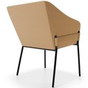 Ver imagem 7 de Kit 3 Cadeiras para Sala de Jantar Estar Living Olívia L02 Bouclê Mostarda - Lyam Decor