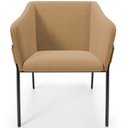 Ver imagem 3 de Kit 3 Cadeiras para Sala de Jantar Estar Living Olívia L02 Bouclê Mostarda - Lyam Decor