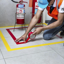 Ver imagem 5 de Fita Demarcação de Solo Pvc 48 Mm X 30 Metros - Vermelha