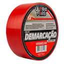 Ver imagem 1 de Fita Demarcação de Solo Pvc 48 Mm X 30 Metros - Vermelha