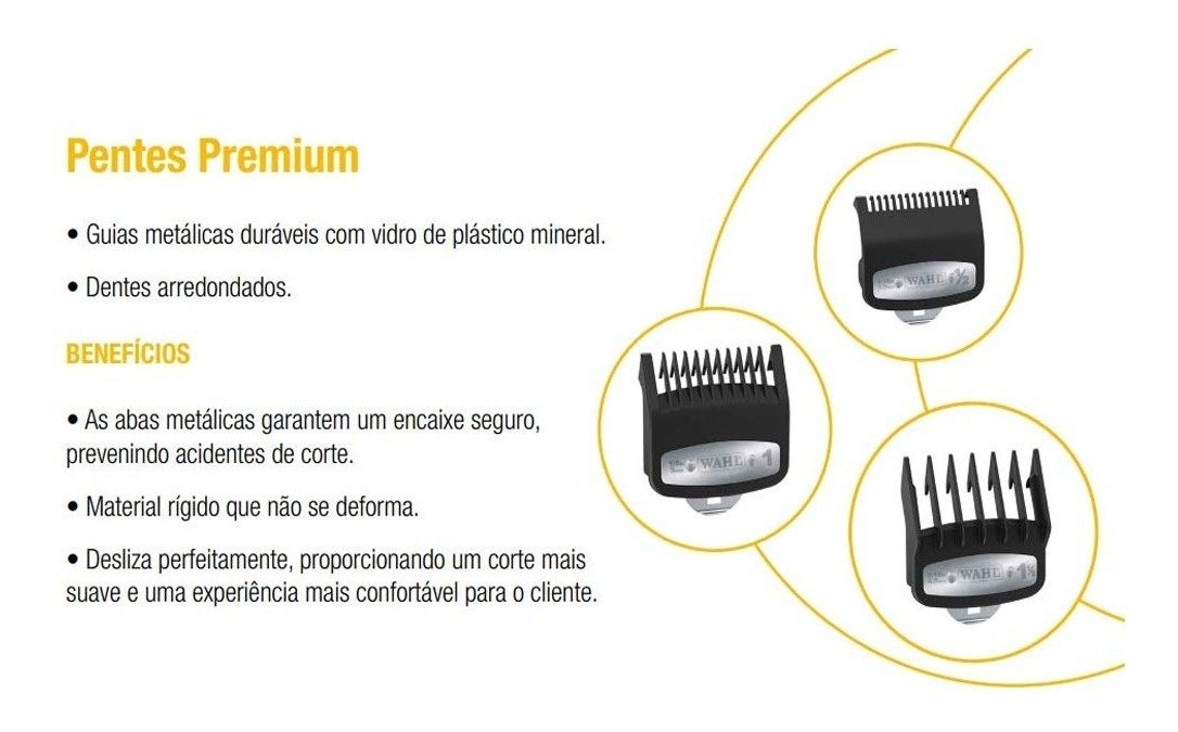 Cortador de Cabelo Wahl Professional 5 Star Senior Cordless 8504-400 Preto Bivolt - 12