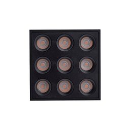 Spot de Sobrepor Nordecor Powerus Led 18w Bivolt Preto 3000k Luz Amarela - 5