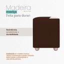 Ver imagem 7 de Puff Decorativo Urban Corino para Sala Quarto Hall de Entrada Compacto Assento Extra Marrom