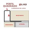 Perfil Quadrado, Aço Inox 304, Escovado, Marrom - 10 X 12 X 2000 Mm - 4