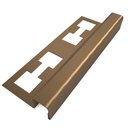 Ver imagem 1 de Perfil Quadrado, Aço Inox 304, Escovado, Marrom - 10 X 12 X 2000 Mm