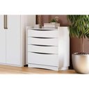 Ver imagem 1 de Cômoda Juvenil Complet M260 c/ 4 Gavetas Branco - Kappesberg