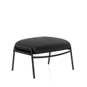 Ver imagem 7 de Kit Poltrona Cadeira Decorativa + Puf Serrana Zahav Estofado:courino Sintético Preto