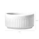 Ver imagem 7 de Ramekin Molheira de Porcelana 85ml Canelado Pequeno Germer Branco Molhos
