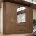 Ver imagem 2 de Guarda-roupa Casal 6 Portas Giardino