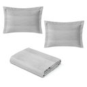 Ver imagem 1 de Kit Colcha Piquet Queen Size - 100% Algodão:branco