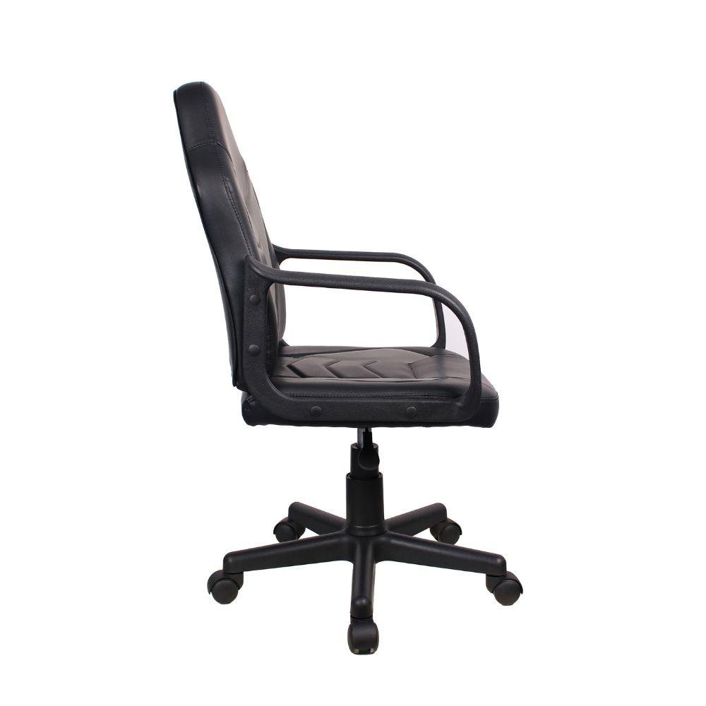 Cadeira Gamer Infantil em Couro PVC Pelegrin PEL-9354 Preto com Cinza - 5