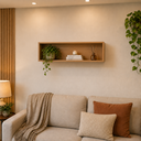 Ver imagem 6 de Nicho de Parede MDF 100cm Cozinha Sala Quarto Marrom