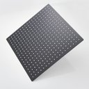 Ver imagem 4 de Chuveiro Moderno Monocomando Parede 4 Peças Preto 30cm