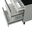 Ver imagem 3 de Gabinete de Cozinha Grande Porta Tempero Pia 174cm 100% MDF:Branco