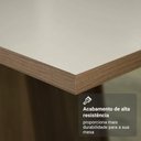 Ver imagem 7 de Conjunto Sala de Jantar Tampo de Madeira 4 Cadeiras Rustic/crema/imperial Aspen Madesa