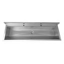 Ver imagem 3 de Lavatório Coletivo com Bancada para 2 Torneiras 1,20m - Construinox