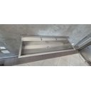 Ver imagem 5 de Lavatório Coletivo com Bancada para 2 Torneiras 1,20m - Construinox