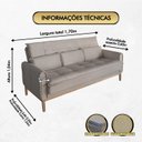 Ver imagem 2 de Sofá Cama Rivieira 1.70m - Avelã