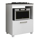 Ver imagem 1 de Balcão para Cooktop 4 e 5 Bocas 75cm com Gaveta Armário Multiuso