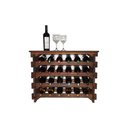 Ver imagem 1 de Adega Madeira Vinho 24 Garrafas Mesinha Cor Imbuia C06