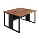 Ver imagem 2 de Mesa de Trabalho para Escritório 2 Lugares Nog Pre 1,35m F5