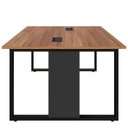 Ver imagem 4 de Mesa de Trabalho para Escritório 2 Lugares Nog Pre 1,35m F5