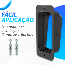 Protetor para Campainha  - Segurança Completa-área Externa/proteção/segurança- Preto - 5